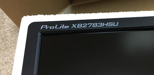 ProLite XB2783HSUのプリント。