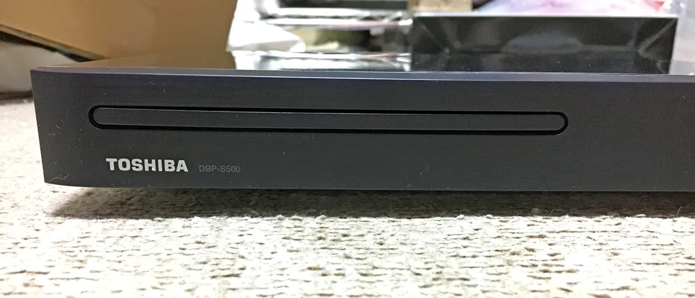 DBP-S500のディスクトレイ
