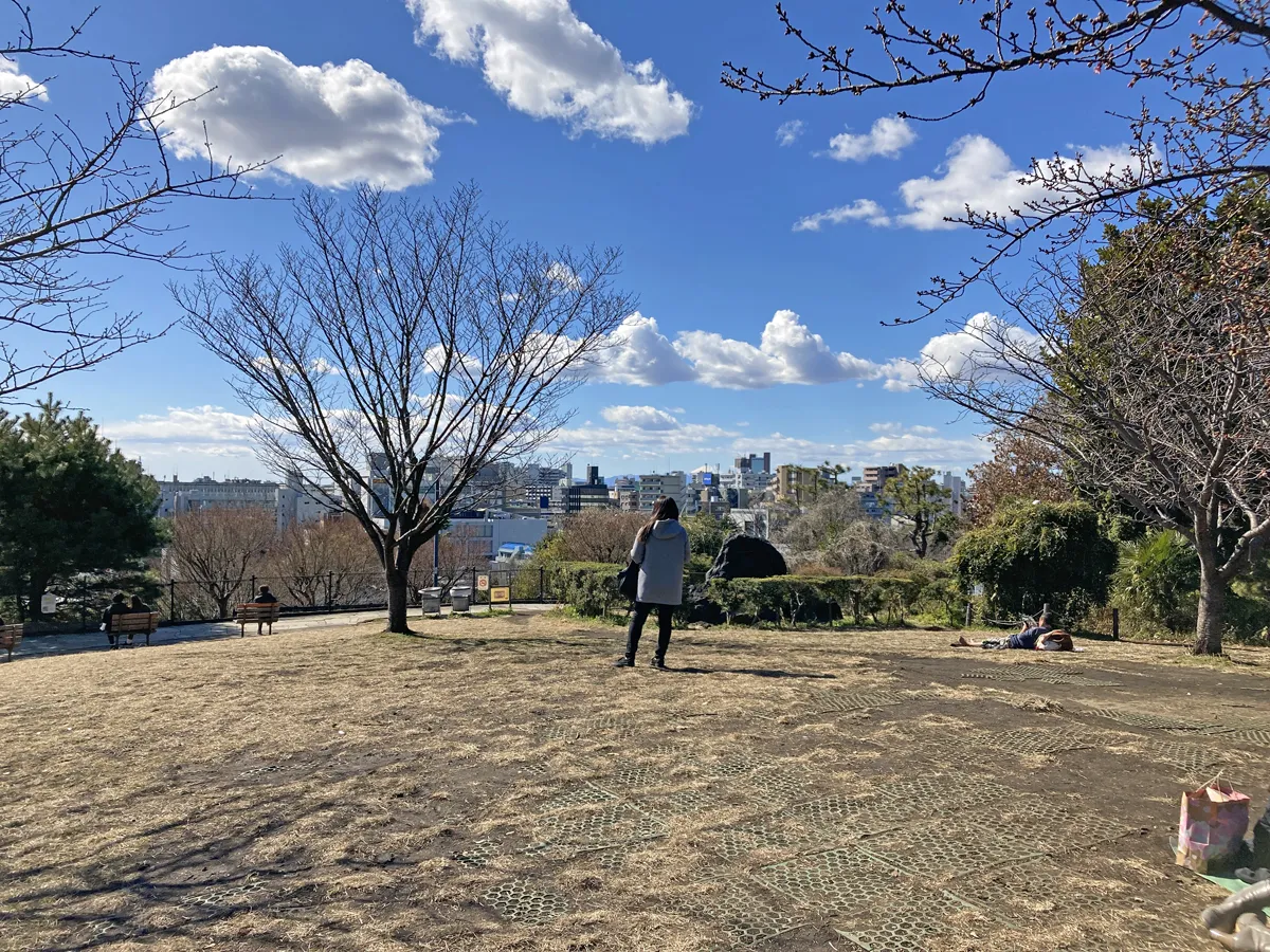 代官山の公園。東京にも公園があるんだ。