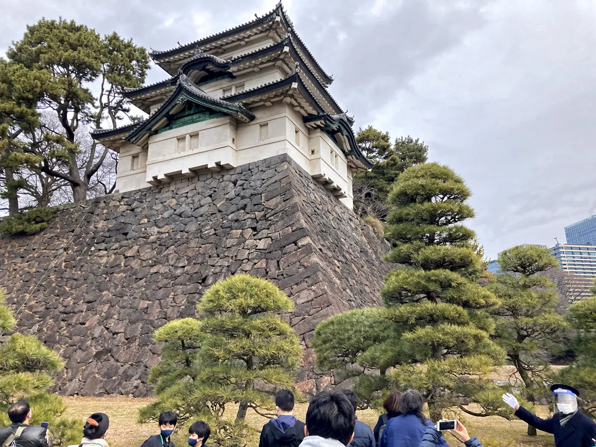 富士見櫓と石垣