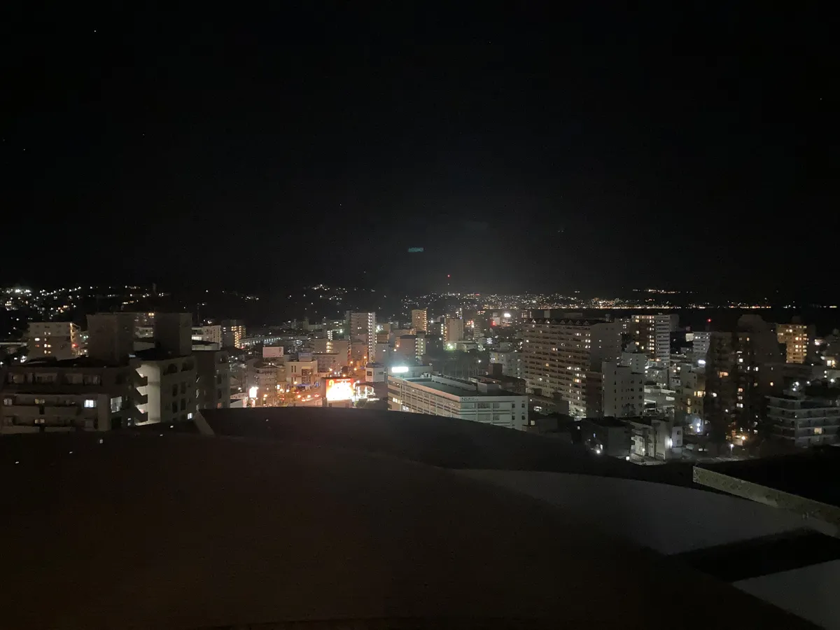 大分市の夜景。