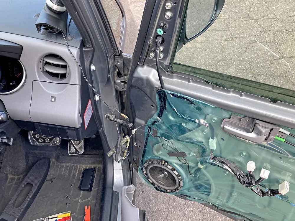 ツイーター部とウーファー部