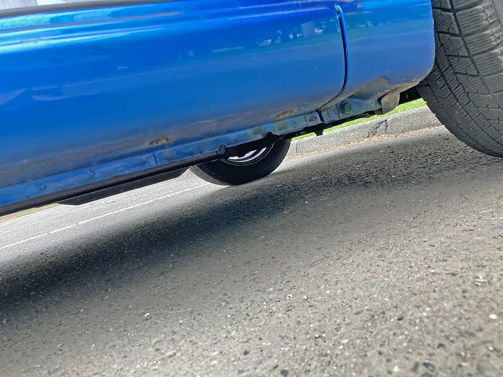 ドアパネル下のサビ